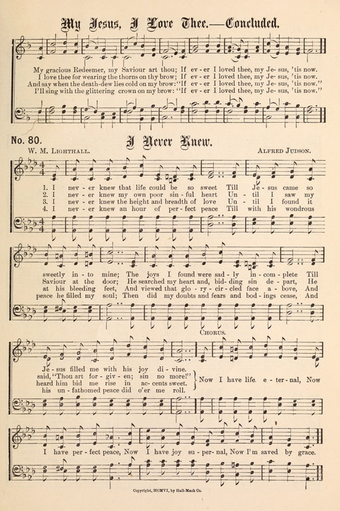 The New Life Hymnal page 75