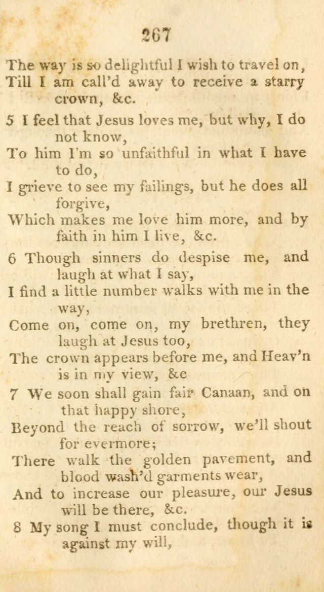 The New and Most Complete Collection of Camp, Social and Prayer Meeting Hymns and Spiritual Songs Now in Use page 274