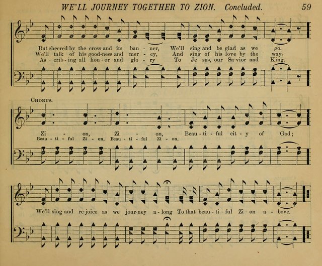 New Melodies of Praise: a collection of new tunes and hymns, for the Sabbath School and praise meeting page 64