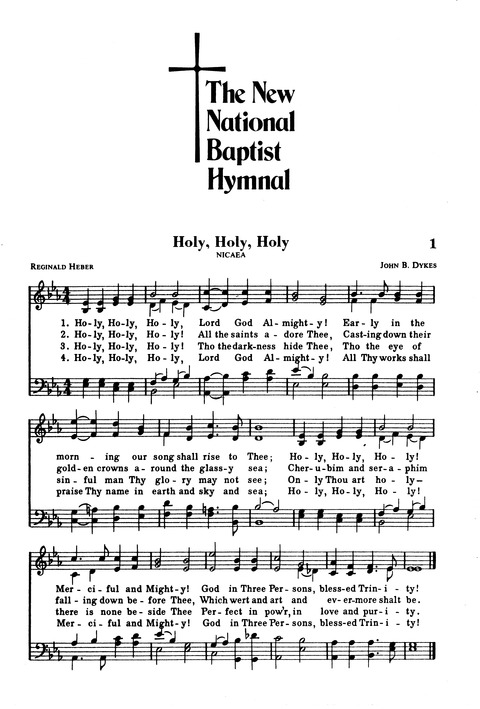 The New National Baptist Hymnal page 1 | Hymnary.org