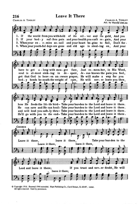 The New National Baptist Hymnal page 202
