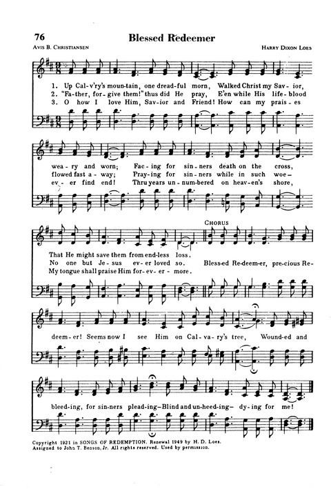 The New National Baptist Hymnal page 70