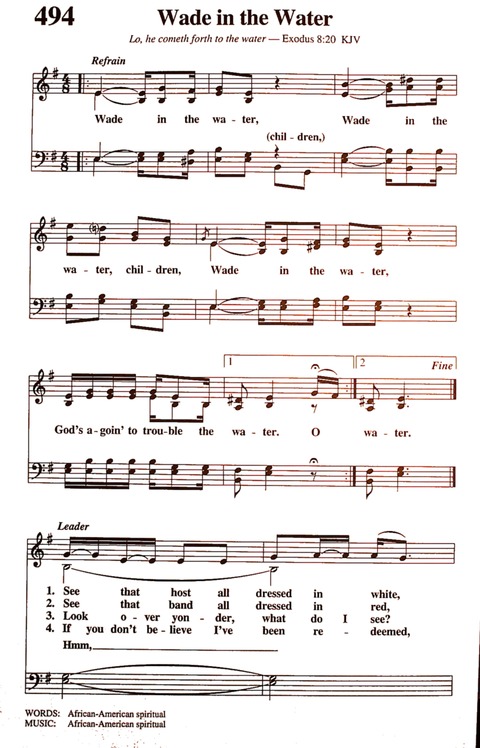 The New National Baptist Hymnal (21st Century Edition) page 618