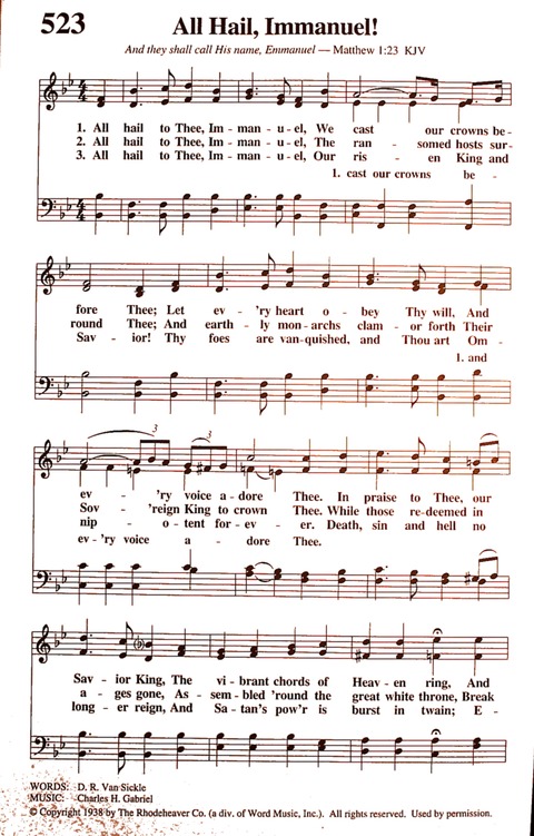 The New National Baptist Hymnal (21st Century Edition) page 656