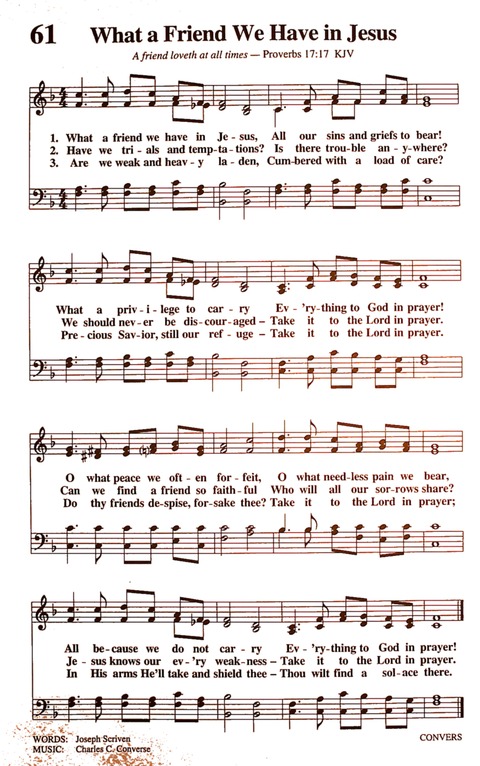 The New National Baptist Hymnal (21st Century Edition) page 68