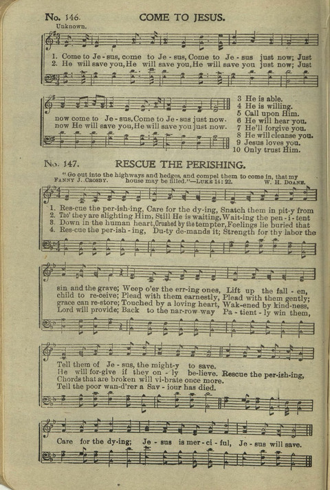 New Perfect Praise: for Sunday-schools, singing-schools, revivals, conventions and general use in Christian work and worship page 152