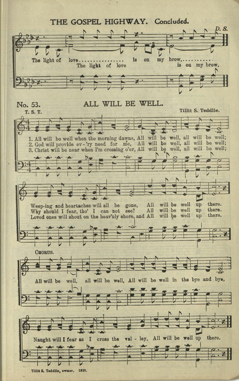 New Perfect Praise: for Sunday-schools, singing-schools, revivals, conventions and general use in Christian work and worship page 53