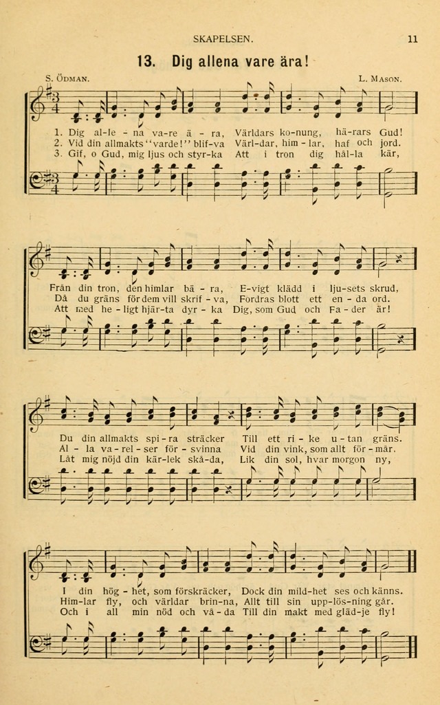 Nya Psalmisten: sånger för allmän och enskild uppbyggelse page 11