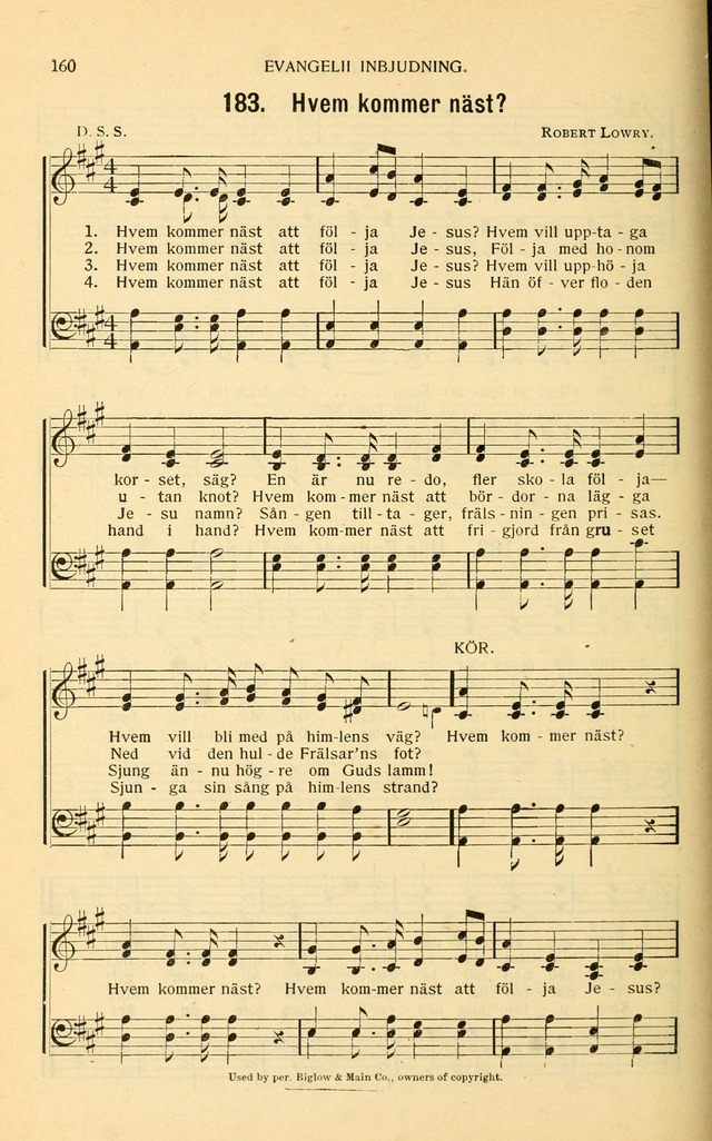 Nya Psalmisten: sånger för allmän och enskild uppbyggelse page 160