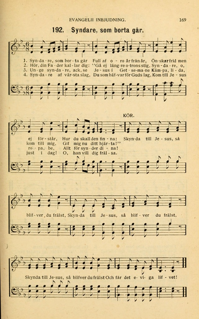 Nya Psalmisten: sånger för allmän och enskild uppbyggelse page 169