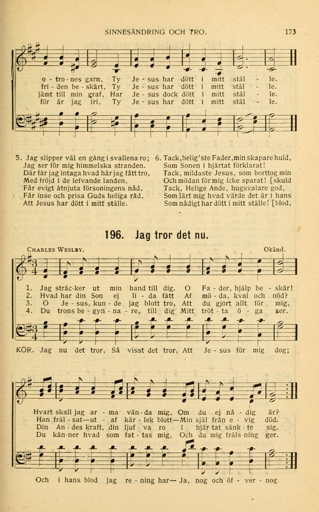 Nya Psalmisten: sånger för allmän och enskild uppbyggelse page 173