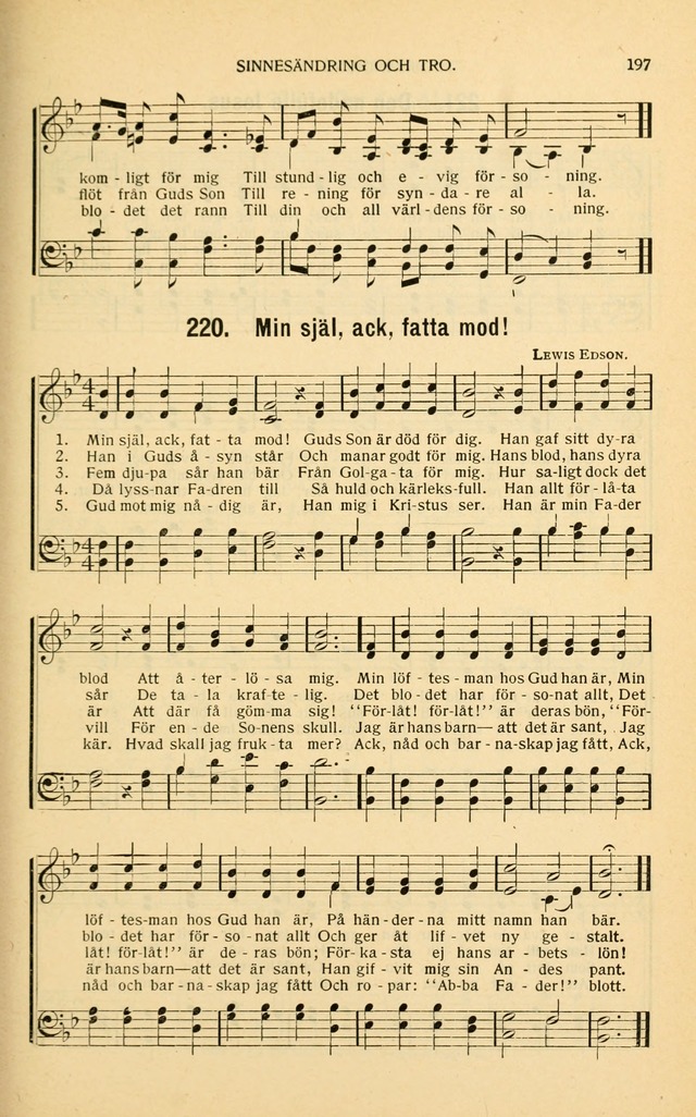 Nya Psalmisten: sånger för allmän och enskild uppbyggelse page 197