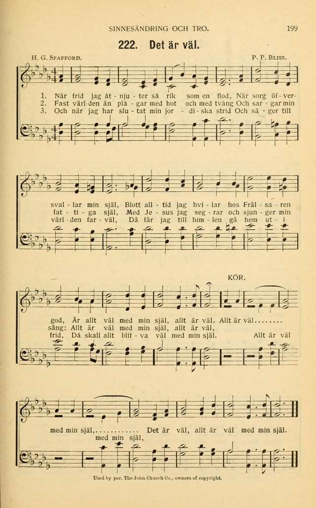 Nya Psalmisten: sånger för allmän och enskild uppbyggelse page 199