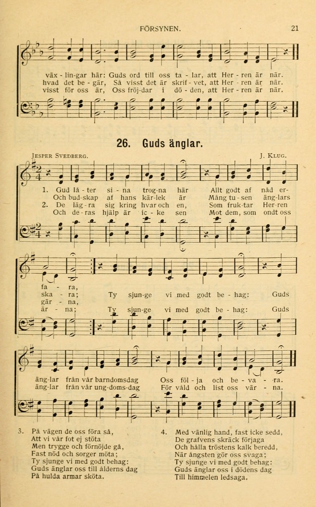 Nya Psalmisten: sånger för allmän och enskild uppbyggelse page 21