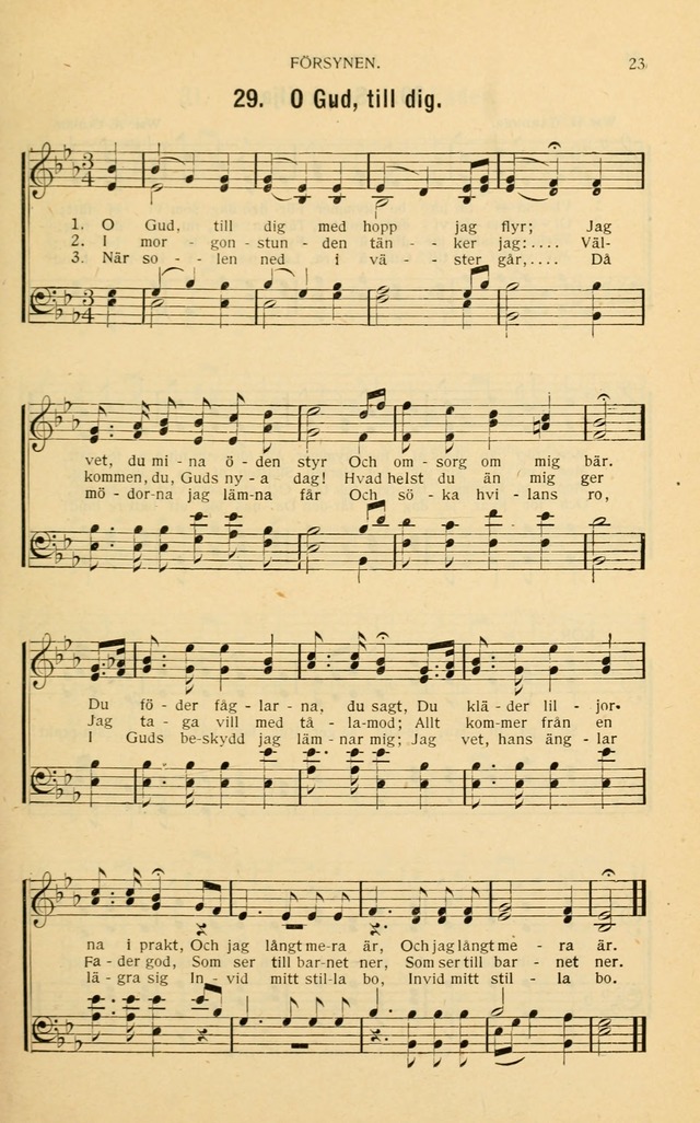 Nya Psalmisten: sånger för allmän och enskild uppbyggelse page 23