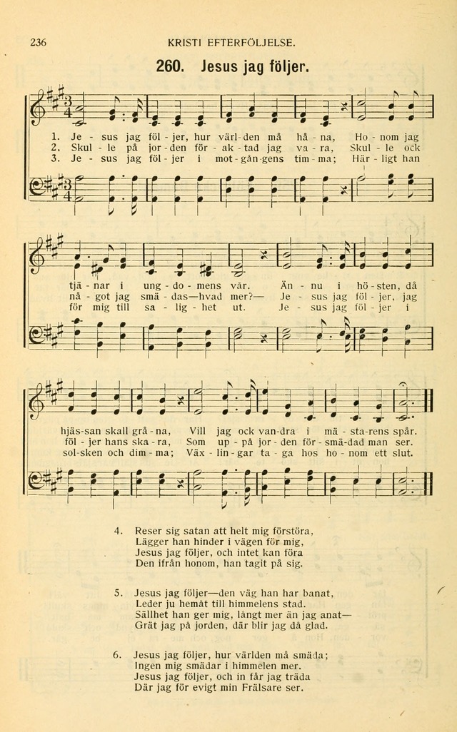 Nya Psalmisten: sånger för allmän och enskild uppbyggelse page 236