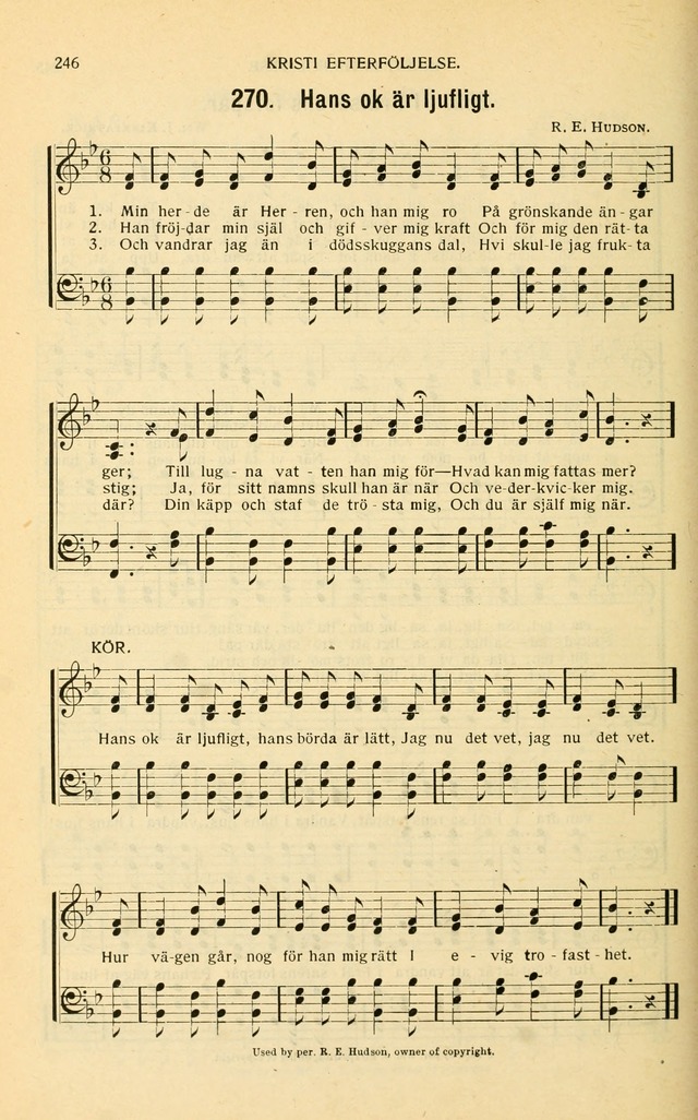 Nya Psalmisten: sånger för allmän och enskild uppbyggelse page 246
