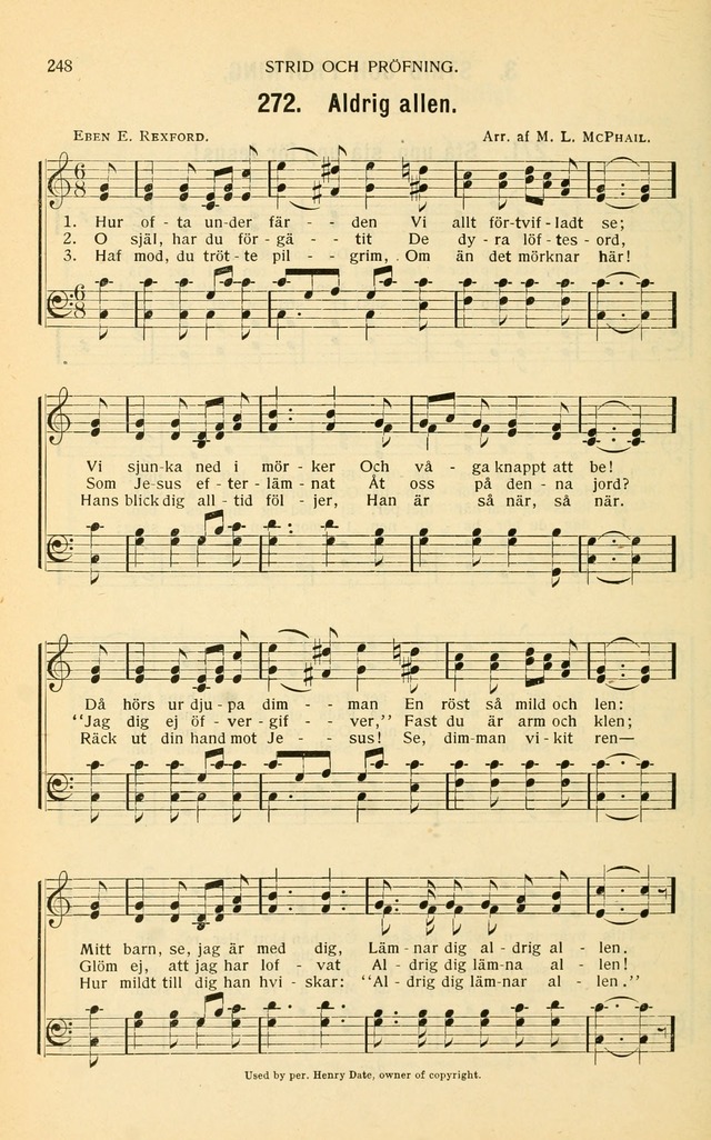 Nya Psalmisten: sånger för allmän och enskild uppbyggelse page 248