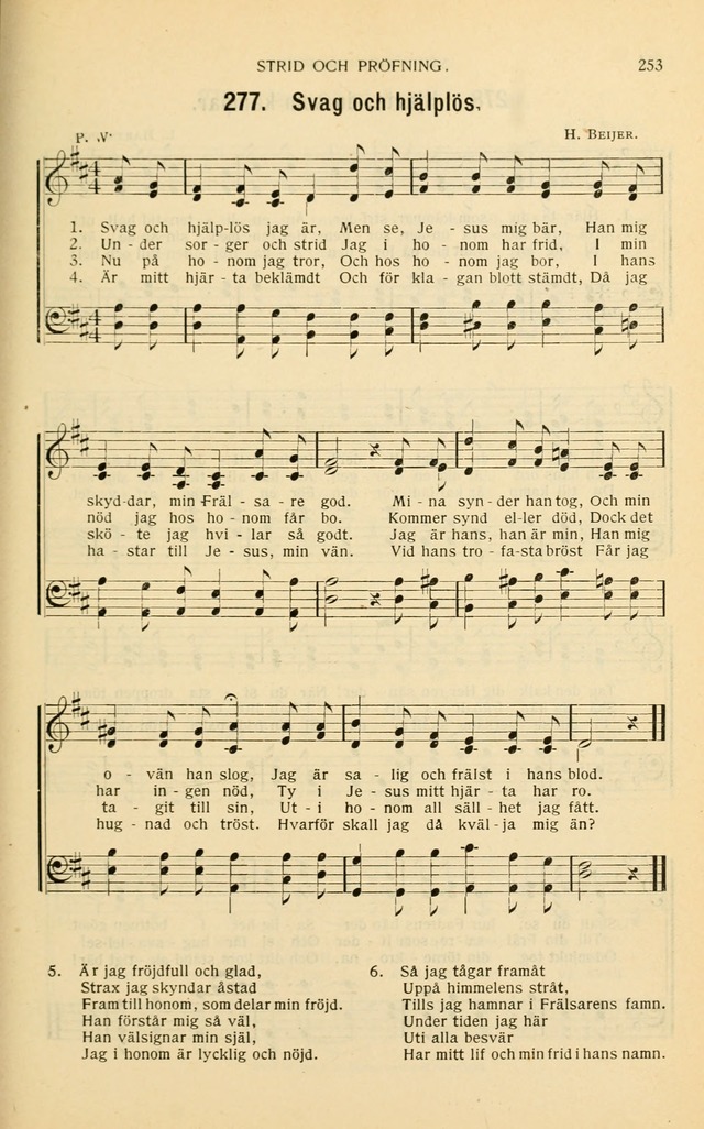Nya Psalmisten: sånger för allmän och enskild uppbyggelse page 253