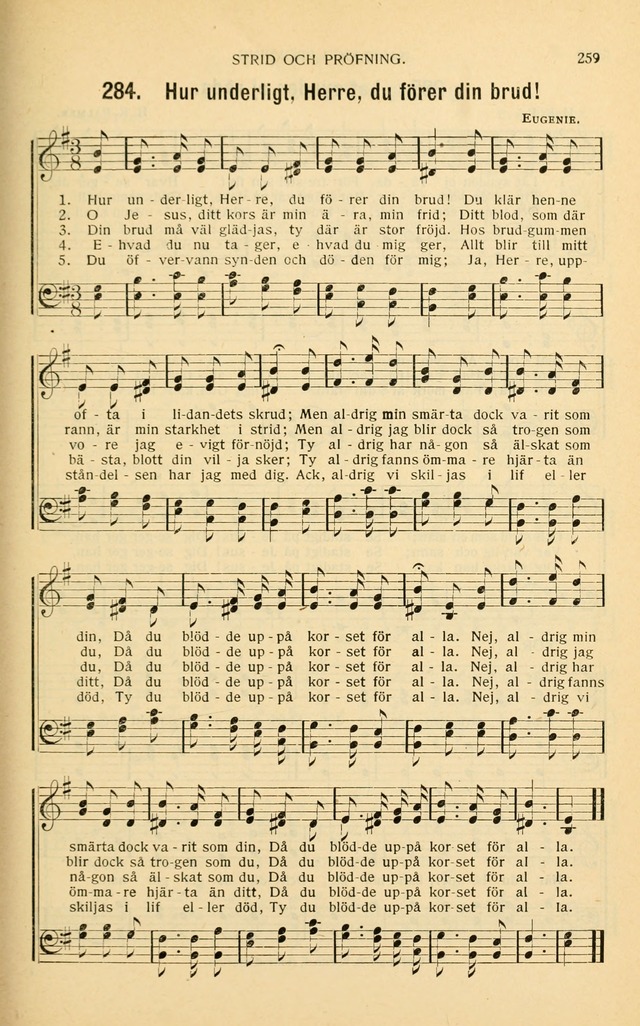 Nya Psalmisten: sånger för allmän och enskild uppbyggelse page 259