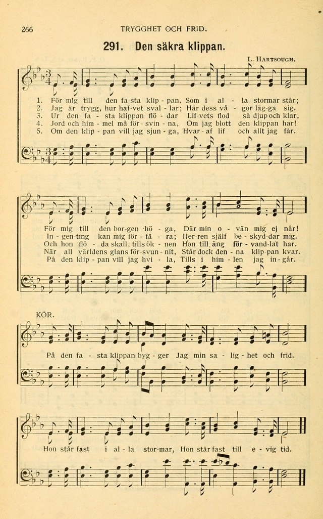 Nya Psalmisten: sånger för allmän och enskild uppbyggelse page 266