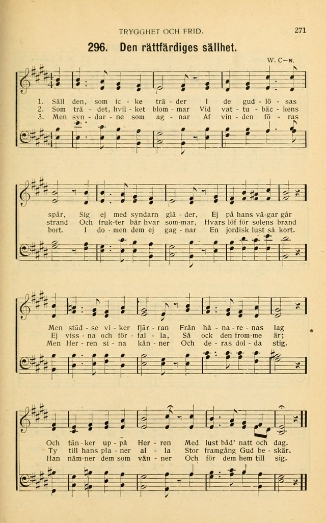 Nya Psalmisten: sånger för allmän och enskild uppbyggelse page 271