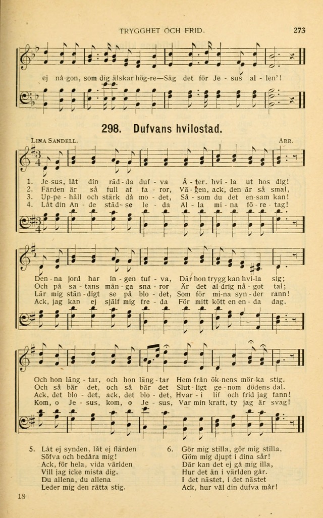 Nya Psalmisten: sånger för allmän och enskild uppbyggelse page 273