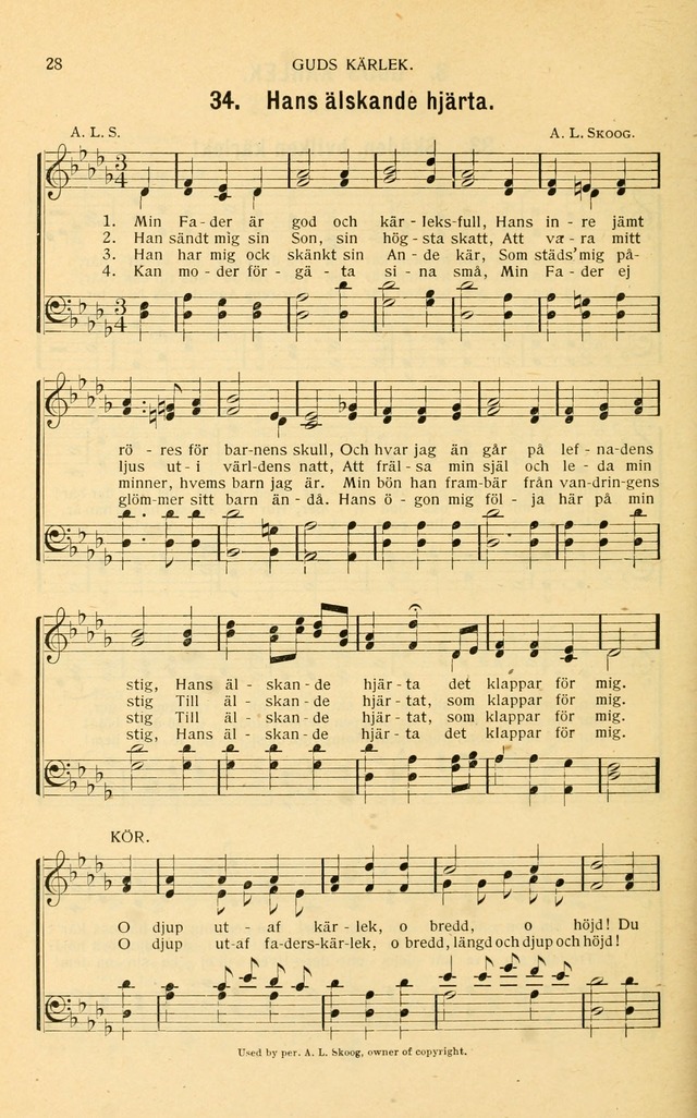 Nya Psalmisten: sånger för allmän och enskild uppbyggelse page 28