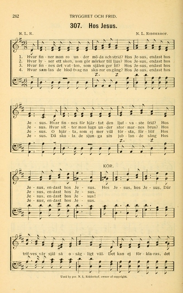 Nya Psalmisten: sånger för allmän och enskild uppbyggelse page 282