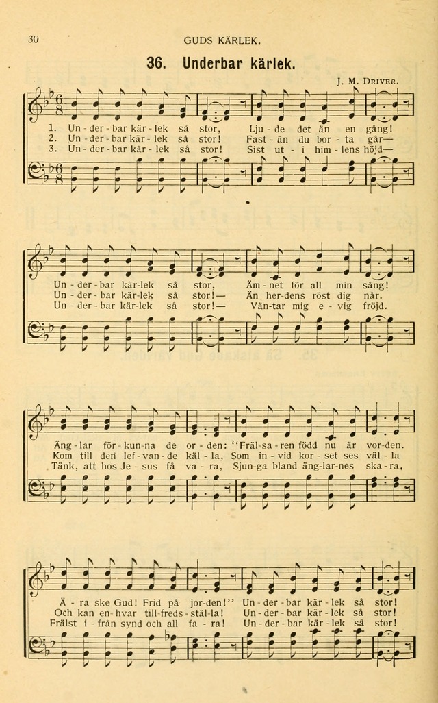Nya Psalmisten: sånger för allmän och enskild uppbyggelse page 30