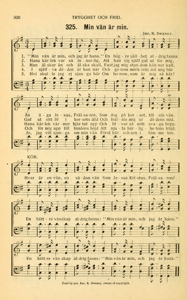 Nya Psalmisten: sånger för allmän och enskild uppbyggelse page 300