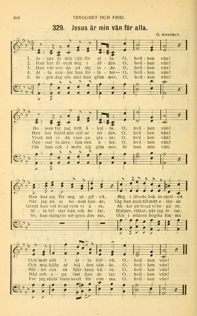 Nya Psalmisten: sånger för allmän och enskild uppbyggelse page 304