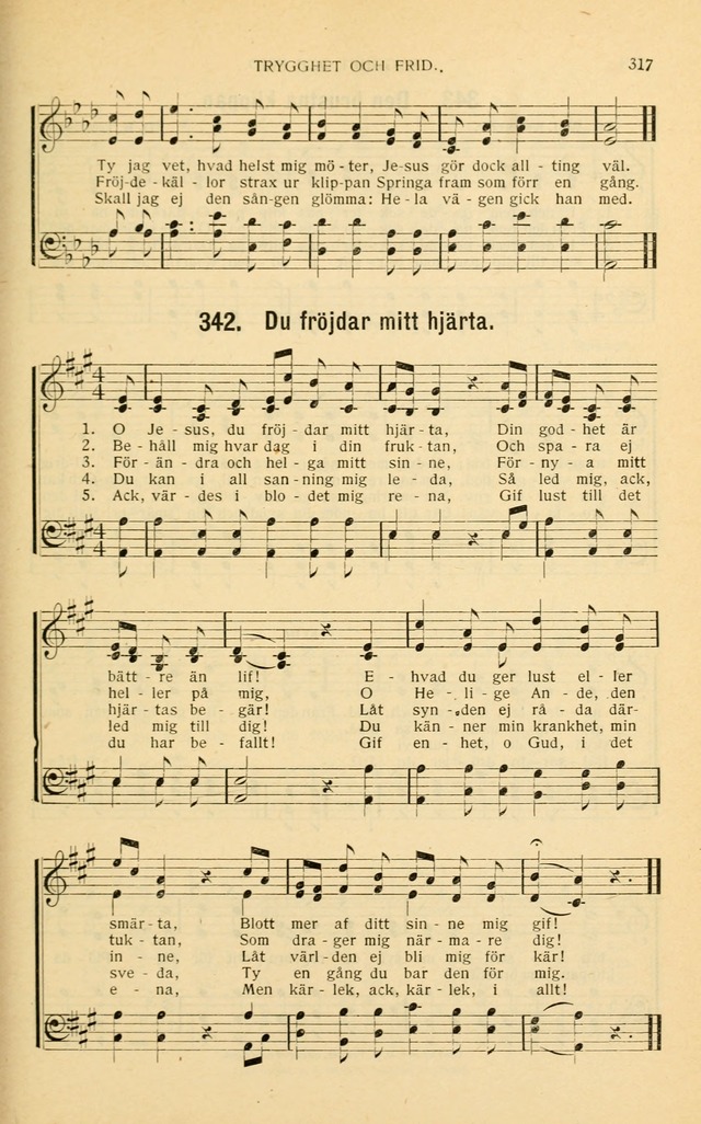 Nya Psalmisten: sånger för allmän och enskild uppbyggelse page 317