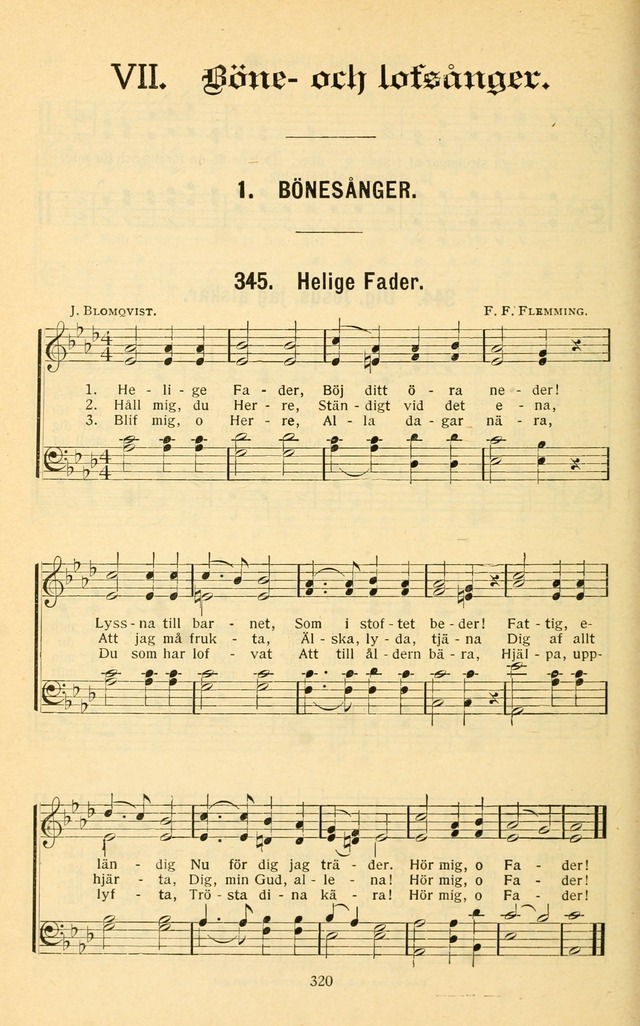 Nya Psalmisten: sånger för allmän och enskild uppbyggelse page 320