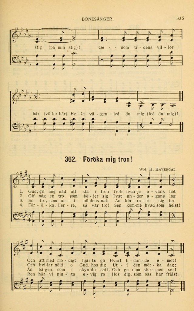 Nya Psalmisten: sånger för allmän och enskild uppbyggelse page 335