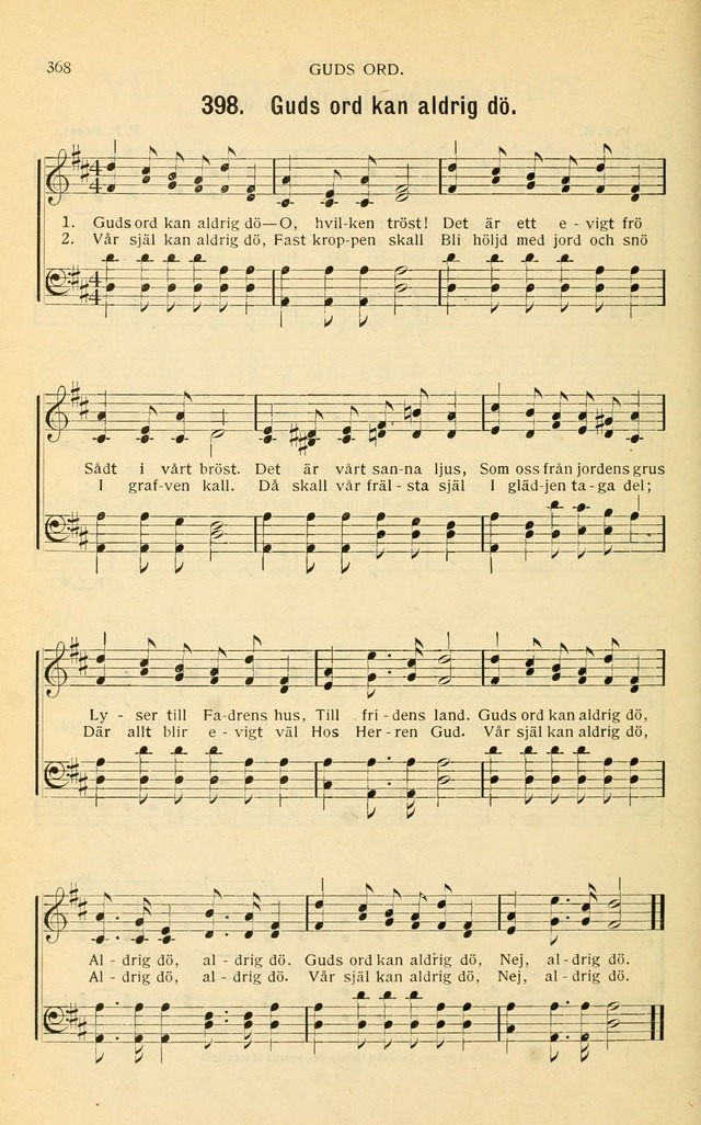 Nya Psalmisten: sånger för allmän och enskild uppbyggelse page 368