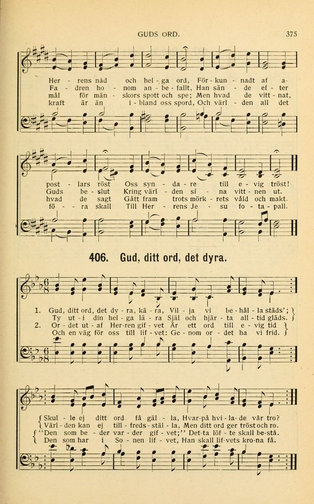 Nya Psalmisten: sånger för allmän och enskild uppbyggelse page 375