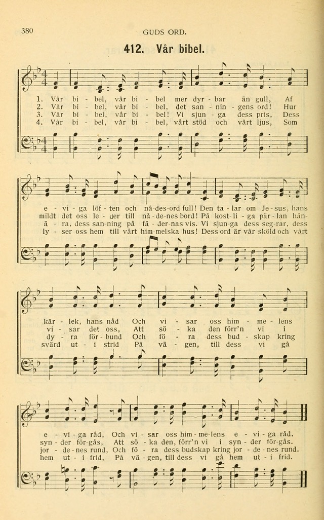 Nya Psalmisten: sånger för allmän och enskild uppbyggelse page 380
