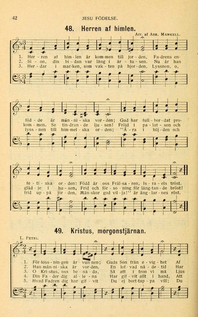 Nya Psalmisten: sånger för allmän och enskild uppbyggelse page 42