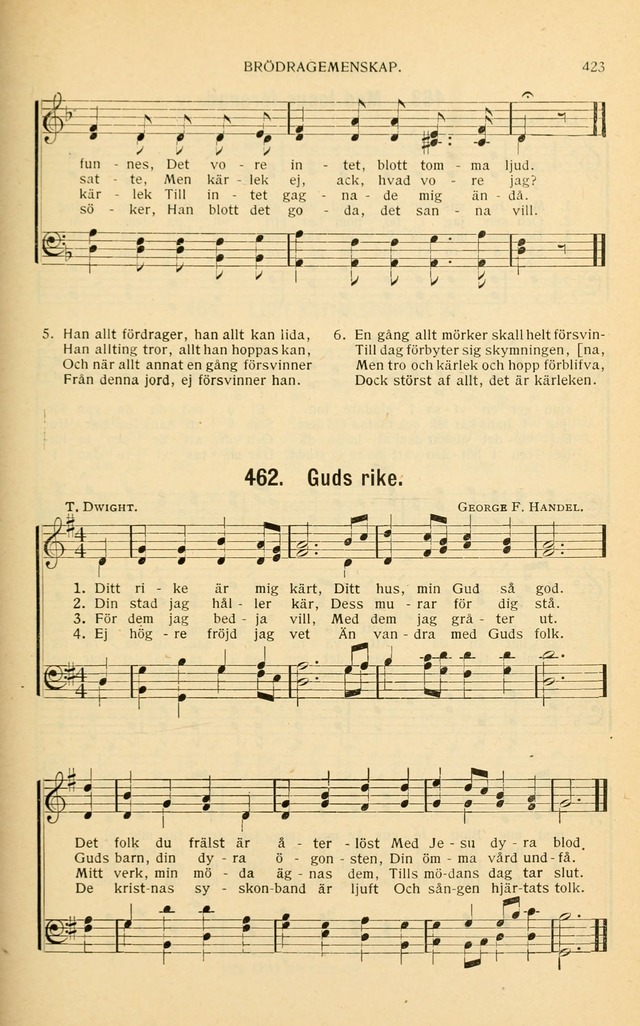 Nya Psalmisten: sånger för allmän och enskild uppbyggelse page 423