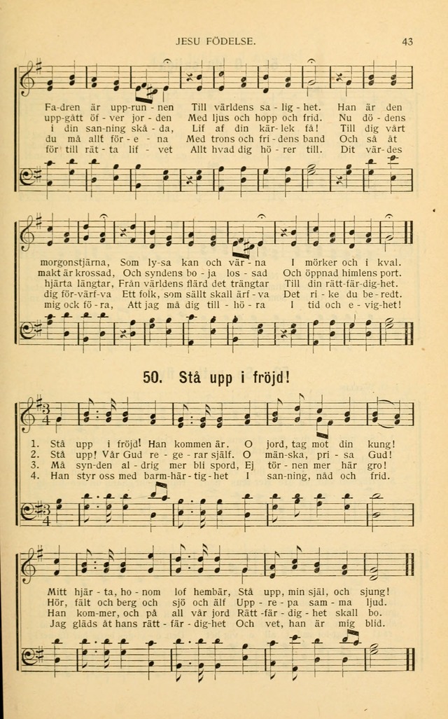 Nya Psalmisten: sånger för allmän och enskild uppbyggelse page 43