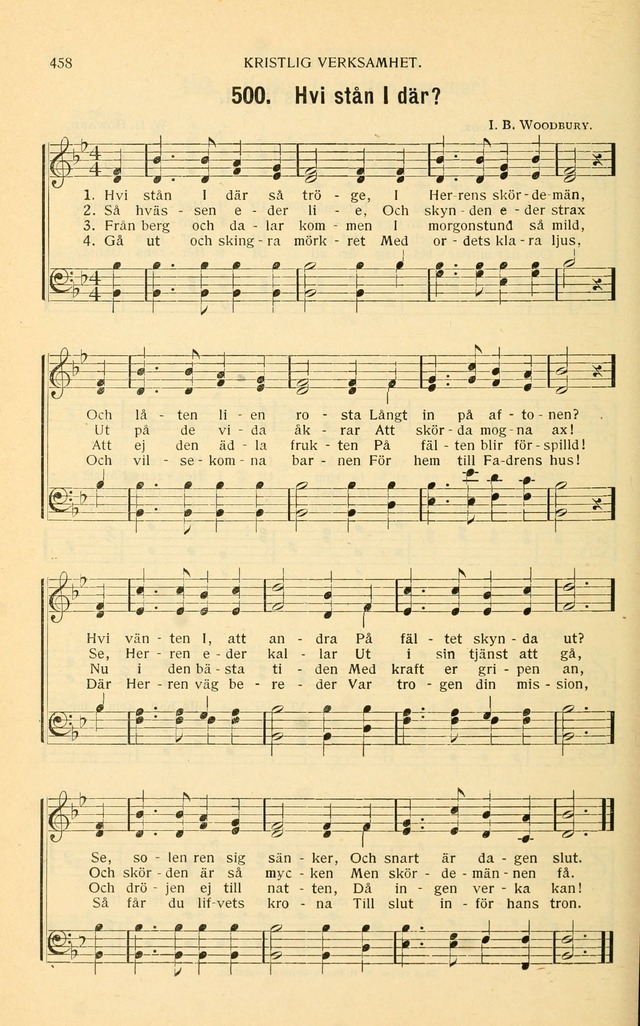 Nya Psalmisten: sånger för allmän och enskild uppbyggelse page 458