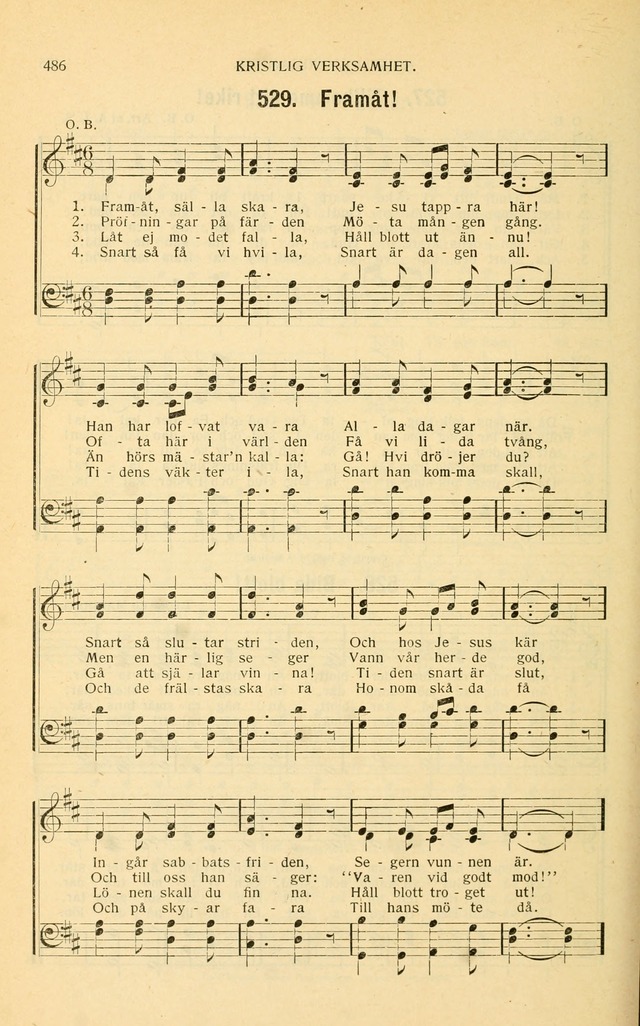 Nya Psalmisten: sånger för allmän och enskild uppbyggelse page 486