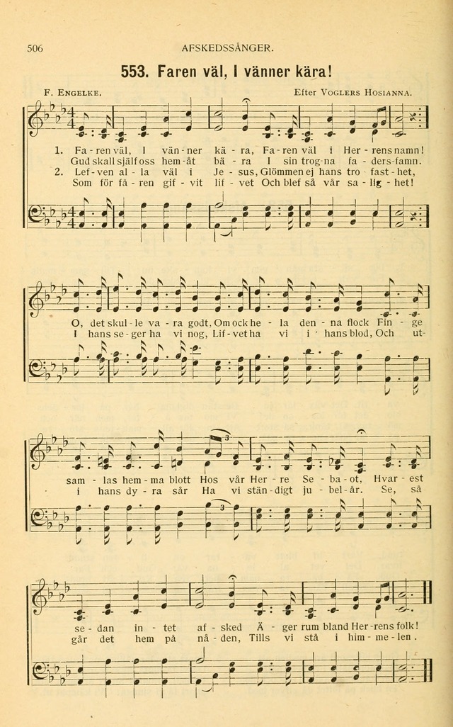 Nya Psalmisten: sånger för allmän och enskild uppbyggelse page 506