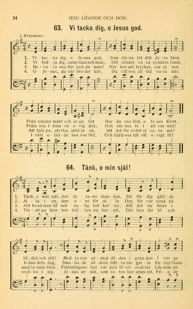 Nya Psalmisten: sånger för allmän och enskild uppbyggelse page 54