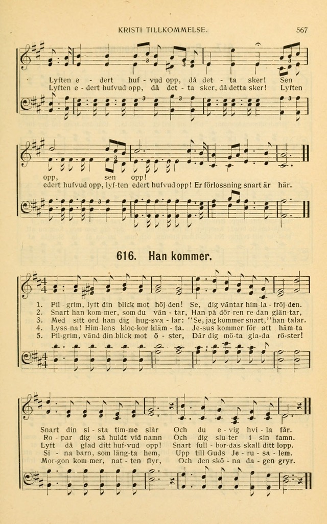Nya Psalmisten: sånger för allmän och enskild uppbyggelse page 567
