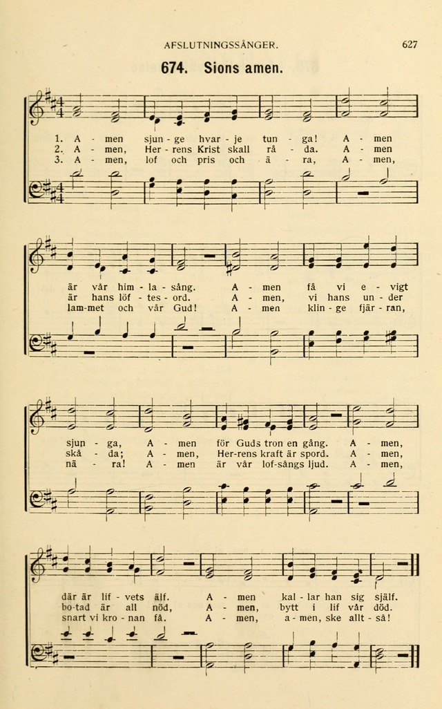 Nya Psalmisten: sånger för allmän och enskild uppbyggelse page 627