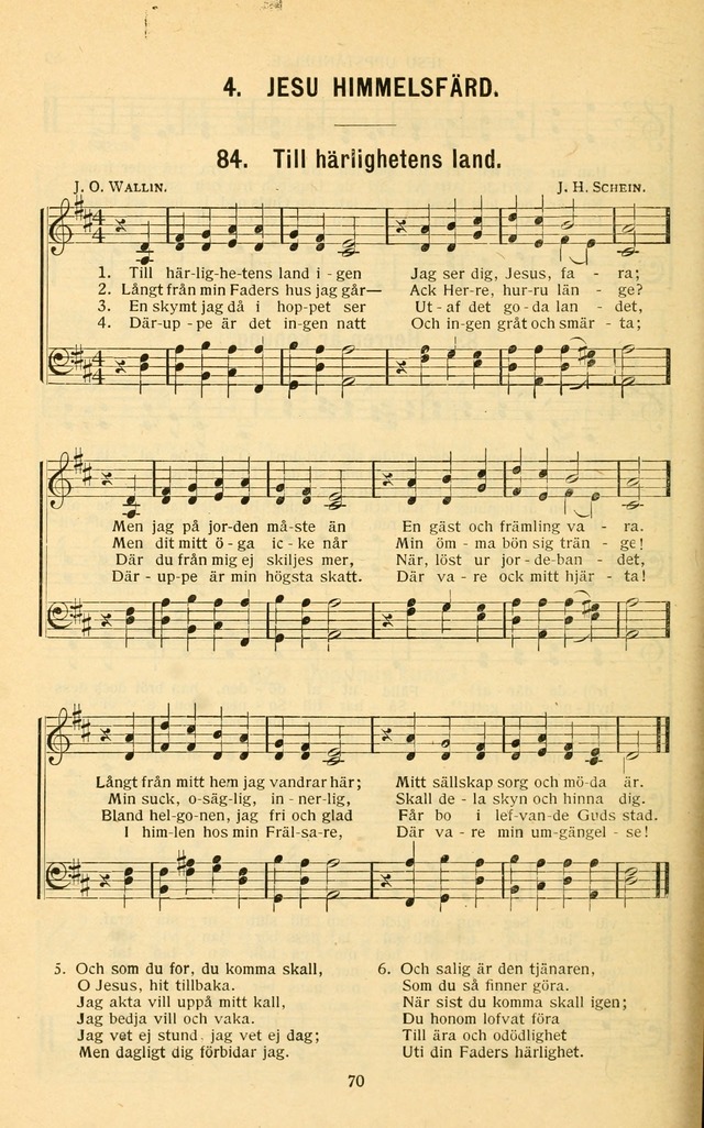 Nya Psalmisten: sånger för allmän och enskild uppbyggelse page 70