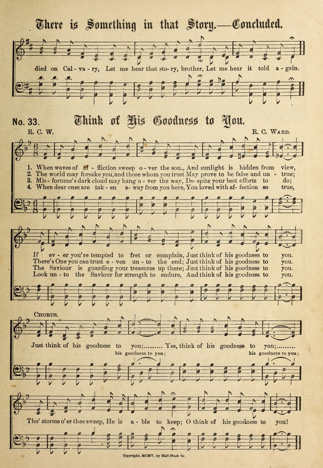 New Songs of the Gospel No. 2: for use in religious meetings page 31