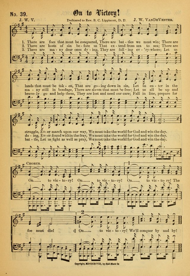 New Songs of the Gospel (Nos. 1, 2, and 3 combined) page 39